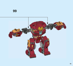LEGO 76104 instructions page 73 – build guide