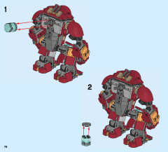 LEGO 76104 instructions page 78 – build guide
