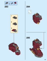 LEGO 76105 instructions page 103 – build guide