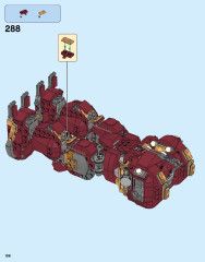 LEGO 76105 instructions page 106 – build guide