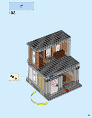 LEGO 76108 instructions page 85 – build guide