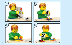 LEGO 76110 instructions page 2 – build guide