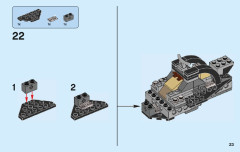 LEGO 76110 instructions page 23 – build guide