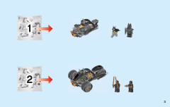 LEGO 76110 instructions page 3 – build guide
