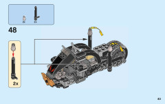 LEGO 76110 instructions page 43 – build guide