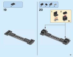 LEGO 76111 instructions page 45 – build guide