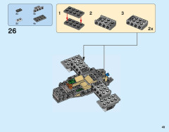 LEGO 76111 instructions page 49 – build guide