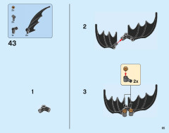 LEGO 76111 instructions page 65 – build guide