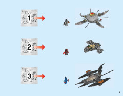 LEGO 76111 instructions page 9 – build guide