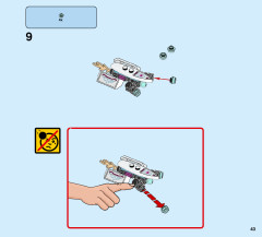 LEGO 76115 instructions page 43 – build guide