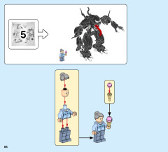 LEGO 76115 instructions page 86 – build guide