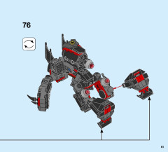 LEGO 76117 instructions page 61 – build guide