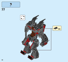 LEGO 76117 instructions page 62 – build guide