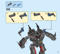 LEGO 76117 instructions page 73 – build guide