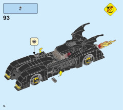 LEGO 76119 instructions page 74 – build guide
