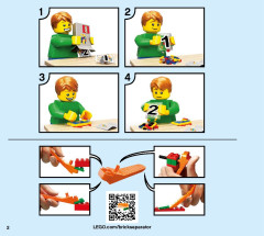 LEGO 76120 instructions page 2 – build guide