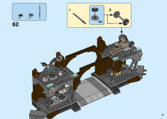 LEGO 76122 instructions page 77 – build guide