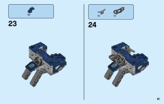 LEGO 76123 instructions page 21 – build guide
