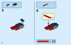 LEGO 76123 instructions page 8 – build guide