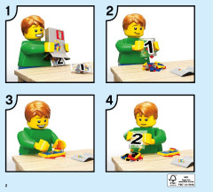 LEGO 76124 instructions page 2 – build guide