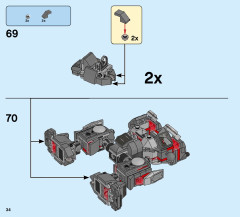 LEGO 76124 instructions page 34 – build guide