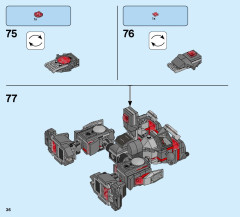 LEGO 76124 instructions page 36 – build guide