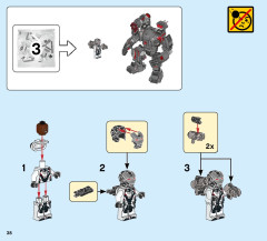 LEGO 76124 instructions page 38 – build guide