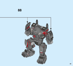 LEGO 76124 instructions page 43 – build guide