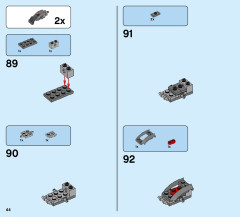 LEGO 76124 instructions page 44 – build guide
