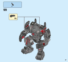 LEGO 76124 instructions page 47 – build guide