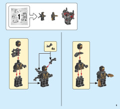 LEGO 76124 instructions page 5 – build guide