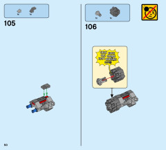 LEGO 76124 instructions page 50 – build guide