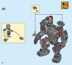 LEGO 76124 instructions page 54 – build guide