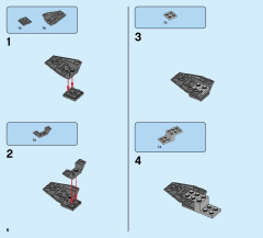 LEGO 76124 instructions page 6 – build guide