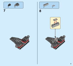 LEGO 76124 instructions page 9 – build guide
