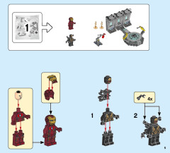 LEGO 76125 instructions page 5 – build guide