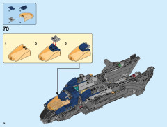 LEGO 76126 instructions page 74 – build guide