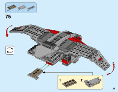 LEGO 76127 instructions page 59 – build guide