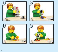 LEGO 76128 instructions page 2 – build guide