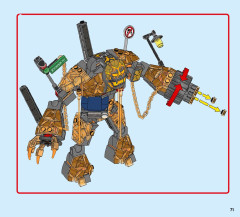 LEGO 76128 instructions page 71 – build guide