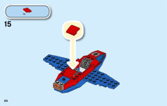 LEGO 76134 instructions page 20 – build guide