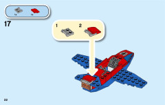 LEGO 76134 instructions page 22 – build guide