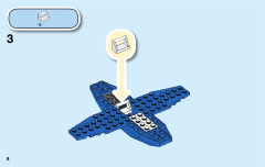 LEGO 76134 instructions page 8 – build guide