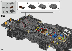 LEGO 76139 instructions page 218 – build guide