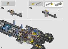 LEGO 76139 instructions page 84 – build guide