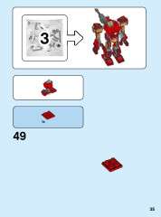 LEGO 76140 instructions page 35 – build guide