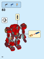 LEGO 76140 instructions page 54 – build guide