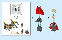 LEGO 76142 instructions page 2 – build guide