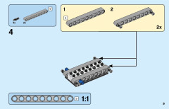 LEGO 76142 instructions page 9 – build guide