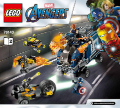 LEGO 76143 instructions page 1 – build guide